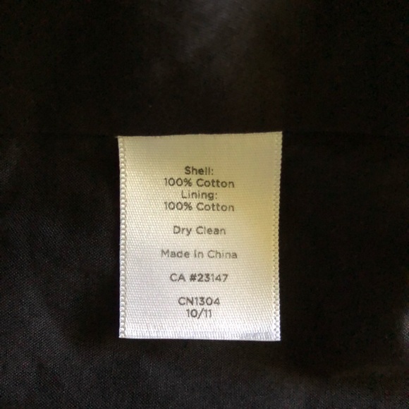 TALBOTS 100%Cotton Dress size 2 Textured Flowers  black Classic - Picture 11 of 13